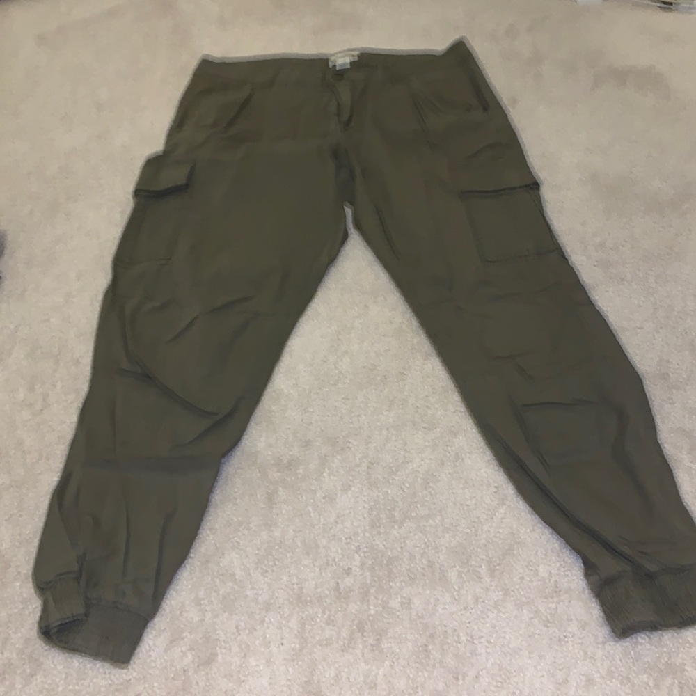 Olive green cargo pants